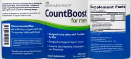 Label for CountBoost for Men