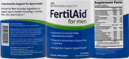 Label for FertilAid for Men