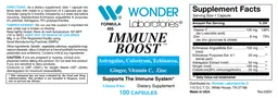 Label for Immune Boost