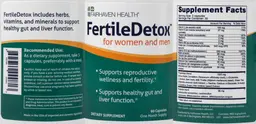 Label for FertileDetox for Women and Men