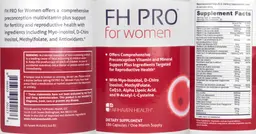 Label for FH PRO for Women