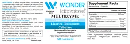 Label for Multizyme