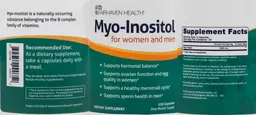 Label for Myo-Inositol for Women and Men