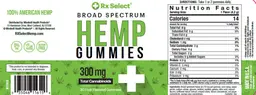 Broad Spectrum Hemp Gummies 300 mg