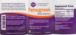 Label for Fenugreek