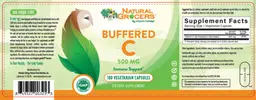 Label for Buffered C 500 mg