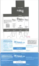 Label for PR Natal 430 With DHA