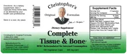Label for Complete Tissue & Bone