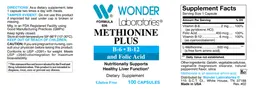 Label for Methionine Plus