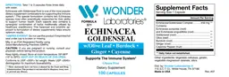 Label for Echinacea Goldenseal