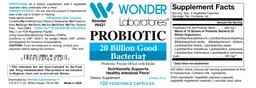 Label for Probiotic