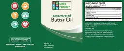 Label for Concentrated Butter Oil