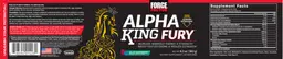 Label for Alpha King Fury Blue Raspberry
