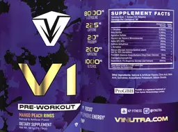 V1 Pre-Workout Mango Peach Rings