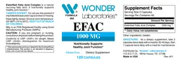 Label for EFAC 1000 mg