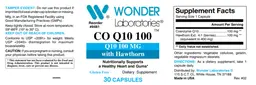 Label for Co Q10 100 100 mg