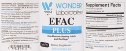 Label for EFAC Plus