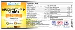 Label for Multi-Vita-Min Senior