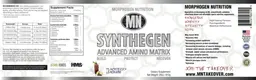 Label for Synthegen Blackberry Lemonade