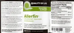 Label for Allerfin