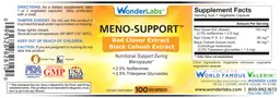 Label for Meno-Support