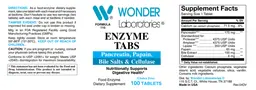 Label for Enzyme Tabs