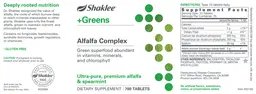 Label for +Greens Alfalfa Complex