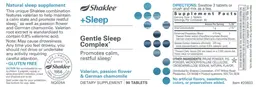 Label for +Sleep Gentle Sleep Complex