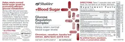 Label for +Blood Sugar Glucose Regulation Complex