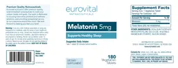 Label for Melatonin 5 mg