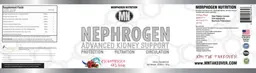 Label for Nephrogen Cranberry Splash