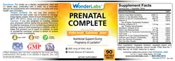 Label for Prenatal Complete