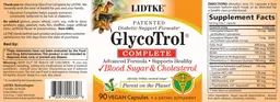 Label for GlycoTrol Complete