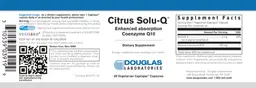 Label for Citrus Solu-Q