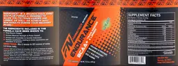Label for Endurance BCAA+ Melon