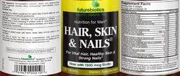 Label for Hair, Skin & Nails Nutrition for Men