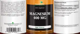 Label for Magnesium 400 mg