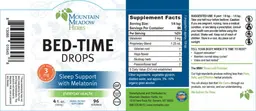 Label for Bed-Time Drops
