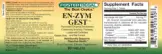 Label for En-Zym Gest