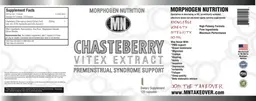 Label for Chasteberry Vitex Extract