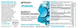Label for +Prebiotic Optiflora Prebiotic Complex