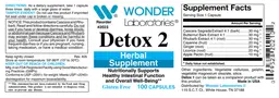Label for Detox 2