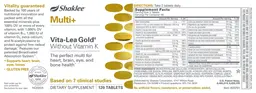 Label for Multi+ Vita-Lea Gold Without Vitamin K