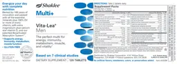 Label for Multi+ Vita-Lea Men