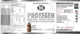 Label for Protegen Iced Hot Chocolate