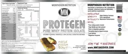Label for Protegen Maple Cream Donut