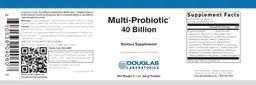 Label for Multi-Probiotic 40 Billion