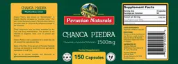 Label for Chanca Piedra 1500 mg