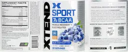 Label for Sport Blue Raspberry Ice