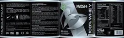 Label for 100% Whey Unflavored